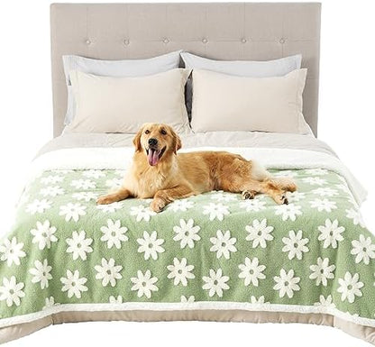 LE SURE Waterproof Blanket for Bed Cute Cozy 3D Jacquard, Twin（60x80） - Image 6