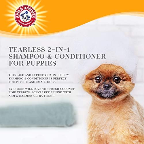 Arm & Hammer Tearless Puppy Shampoo, Coconut Lime Verbena, 16 Fl Oz - Image 2