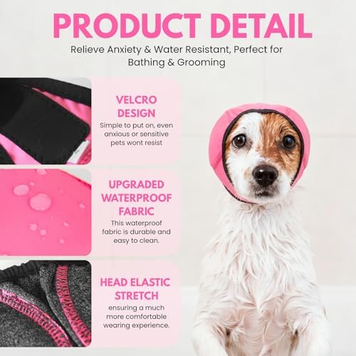 Waterproof Ear Covers for Bath & No Flap Ear Wraps for Dogs - Image 5