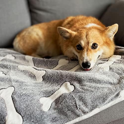 SORKUT 1 Pack 3 Puppy Blanket, Fleece Pet Dog Blanket for Dogs Cat, 23"x15" - Image 2
