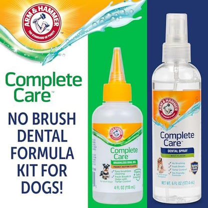 Arm & Hammer Complete Care Brushless Dental Kit for Dogs, 4 Oz Each - Image 2