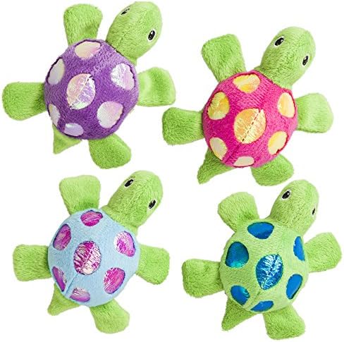 SPOT Shimmer Glimmer Turtle- Cat Toy with Catnip - Image 2