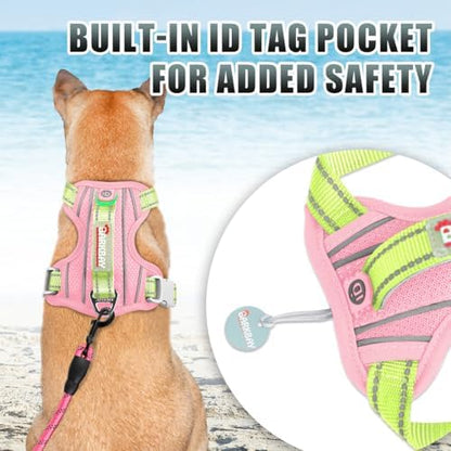 BARKBAY Dog Harness for Small Sized Dog No Pull Dog Vest ID Tag Pocket - Image 2