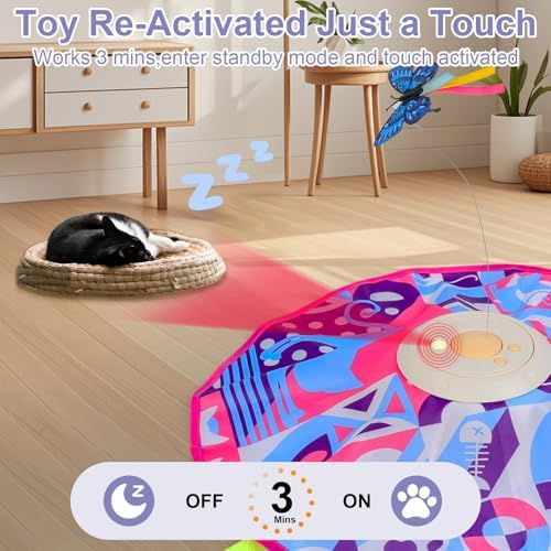 Interactive Cat Toys for Indoor Cats, Kitten Toys for Indoor Kittens,Pink - Image 6