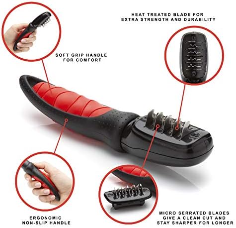 Mikki Dog, Cat Matt Breaker Rake - Matt and Tangle Remover - De-Matting Comb Tool for Pets - Image 6