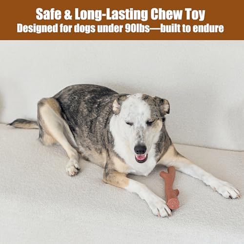 SPOT Bam-Bones Plus Branch -Bamboo Fiber & Nylon, Durable Long Lasting Dog Chew for Aggressive Chewers – Great Toy for Adult Dogs & Teething Puppies Under 90lbs, Non-Splintering, 9.5in, Beef Flavor - Image 6