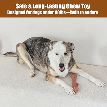 SPOT Bam-Bones Plus Branch -Bamboo Fiber & Nylon, Durable Long Lasting Dog Chew for Aggressive Chewers – Great Toy for Adult Dogs & Teething Puppies Under 90lbs, Non-Splintering, 9.5in, Beef Flavor - Image 6