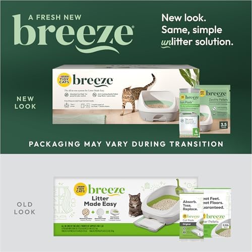 Purina Tidy Cats Breeze Cat Litter Box System Kit with Pellets & Pads - Image 2