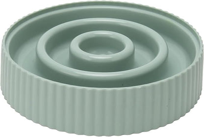 Dog Food Bowl Slow Down Eating Slow Feeder Pet Bowl Prevent Choking Interesting for Small Medium Dogs (Green)