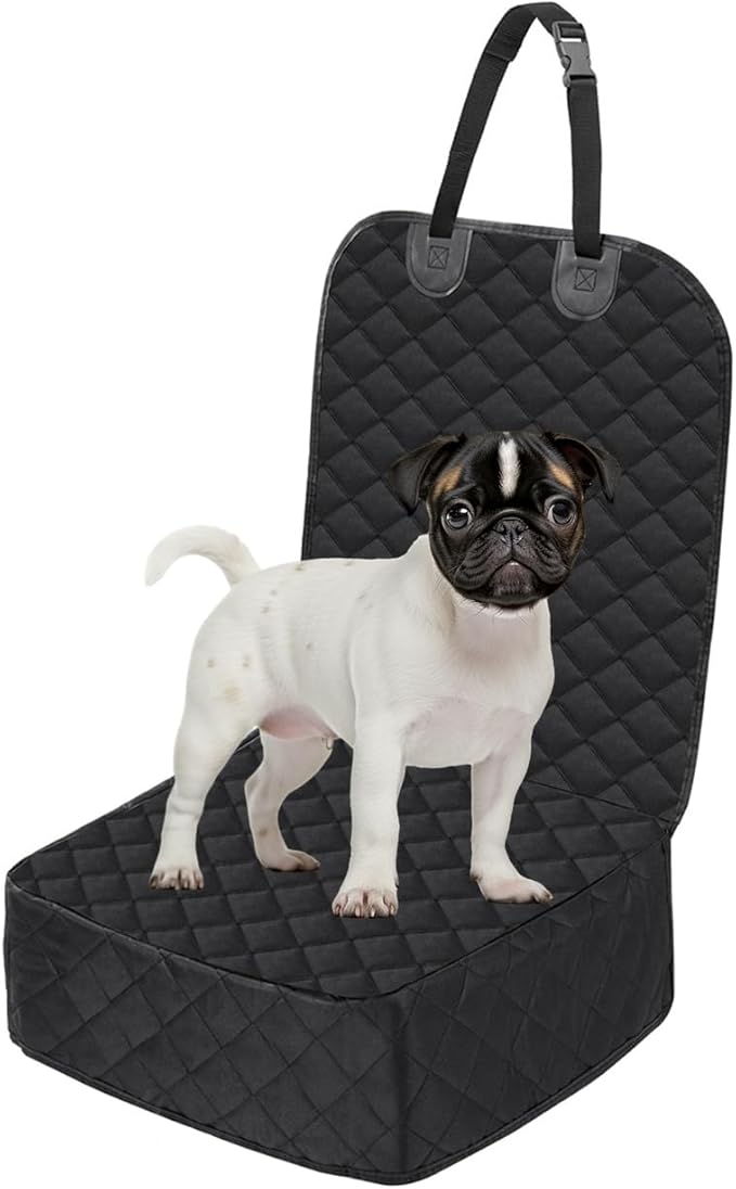 CBBPET Dog Car Seat Covers (Black Passenger Cushion)