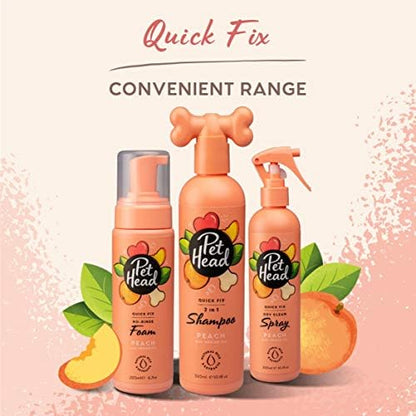 Pet Head Quick Fix Paw and Body Wipes for Cats and Dogs | Peach Scent with Aloe Vera | Biodegradable Pet Hygiene Cleaning Wipes | pH-Neutral | Vegan | for an Easy & Speedy Freshen-Up | 160 Pack - Image 6
