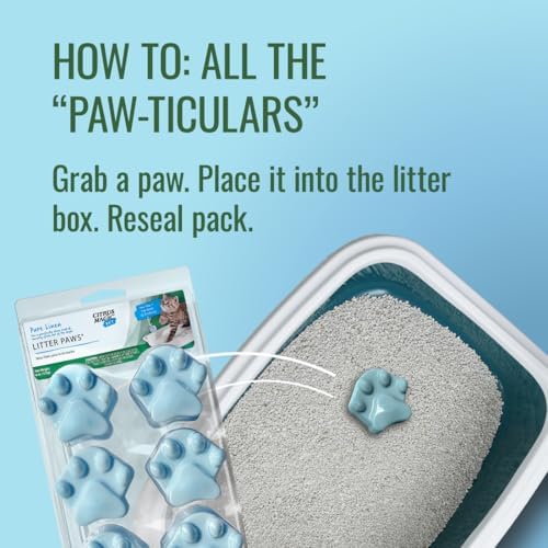 Citrus Magic Pet Odor Eliminator Litter Paws, Fresh Linen, 6 Paws - Image 7