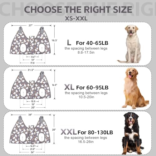 ATESON Dog Grooming Hammock for Medium/Large Dogs with Nail Clippers/Nail Trimmers, Dog Grooming Harness for Nail Trimming, Pet Grooming Sling Helper - Image 6