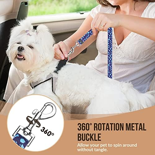 SlowTon Dog Seat Belt for Car, 2 Pack Dog Car Harness Seatbelt with Bungee - Image 4