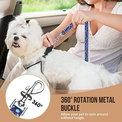 SlowTon Dog Seat Belt for Car, 2 Pack Dog Car Harness Seatbelt with Bungee - Image 4