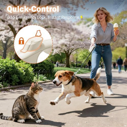 OUTRUN Retractable Dog Leash 16 FT Tape, up to 55 lb, No Tangle - Image 5