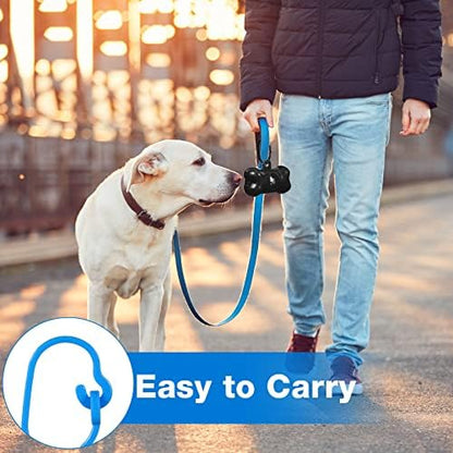 Teling 3000 Count Dog Poop Bags with 3 Dispensers, Blue - Image 6
