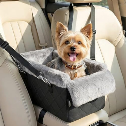 VavoPaw Center Console Dog Car Seat for Small Dogs&Cats Under 12 LBS by VavoPaw