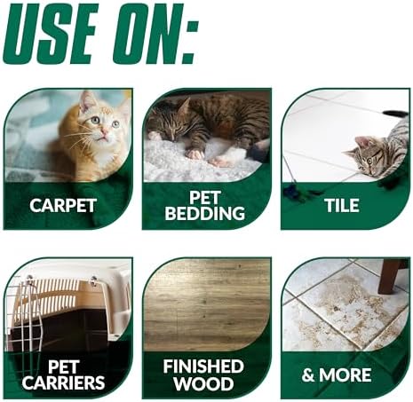 Simple Green Cat Stain & Odor Remover - Enzyme Cleaner for Urine, Feces, Blood, Vomit - 32oz - Image 4