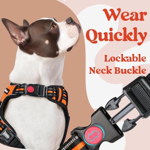 rabbitgoo Dog Harness for Large, Updated Easy On & Off with 3 Buckles - Image 2