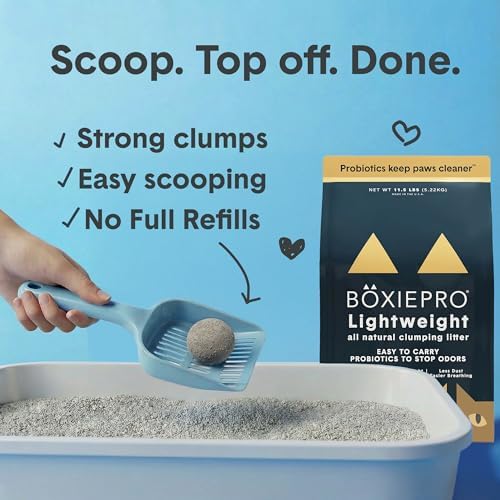 Boxie Probiotic Natural Lightweight Cat Litter 40+ Day Odor Control 11.5 lb - Image 5