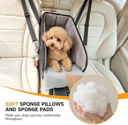 Foldable Dog Car Travel Seat，Suitable for Small Dogs up to 11 lbs - Image 4