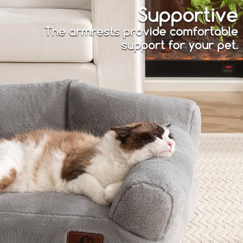 Hollypet Small Dog Large Cat Bed Puppy Couch Beds for Pets up to 25 lbs - Image 4