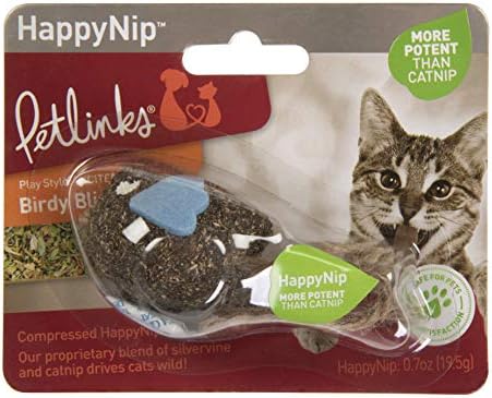 Petlinks HappyNip Birdie Bliss Compressed Catnip & Silvervine Blend Cat Toy - Natural, One Size by Petlinks%C2%AE