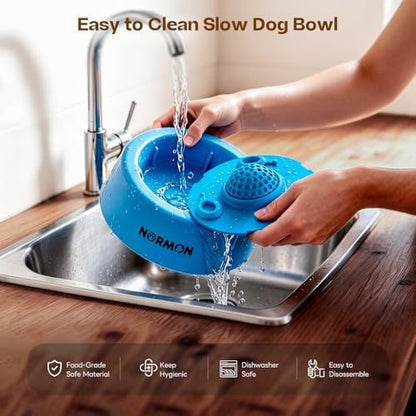 Slow Feeder Dog Bowls for Liquid Treat, 【Enrichment Ball-Roll】 Bone Broth Dog Lick Bowl, 250ML Yogurt Pup Lick Toy for Large Medium Small Breeds Dietary Supplement/Post-op Nutrition - Image 5