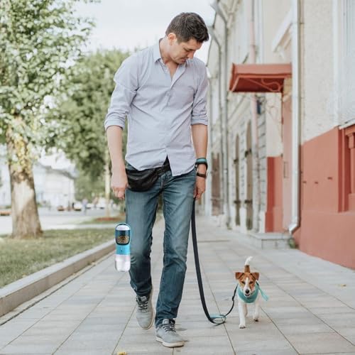 Cibaabo Dog Water Bottle Portable with Food Container & Filter for Travel - Image 5