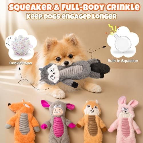 No Stuffing Dog Squeaky Toys Dogs Love These! - Image 2