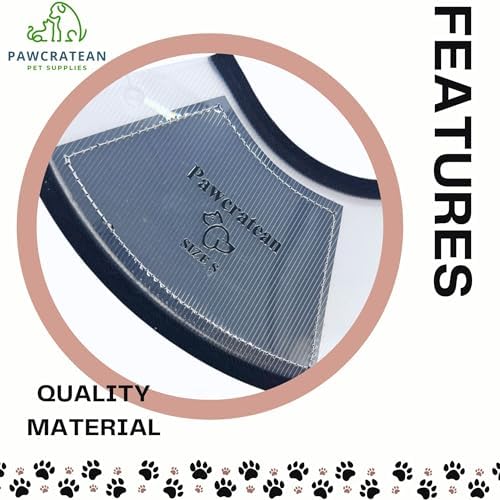 Pet Cone Collar Dog Cat Soft Plastic Recovery Collar Adjustable Comfortable Wounds Protection Small Medium Size Elizabeth Collar (Transparent, Small) - Image 6