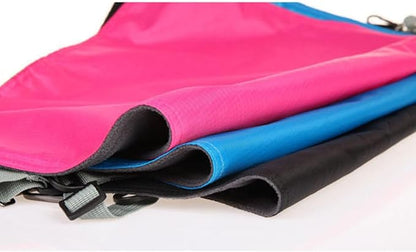 Waterproof Cat Hammock Bed with Fleece Reversible Warm Pet Sleeping Mat Black for Indoor Outdoor Cats