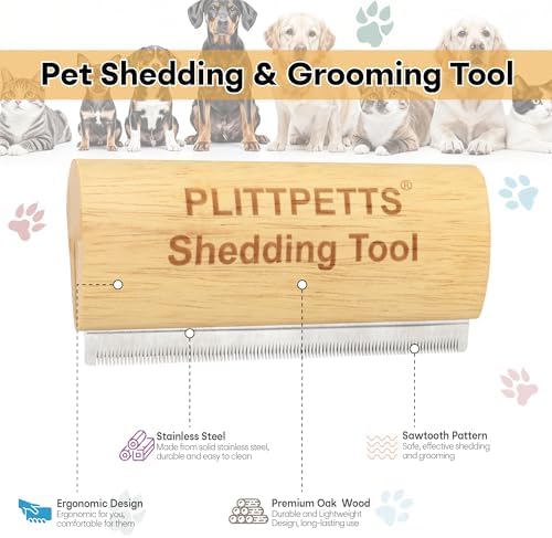 Dog Brush for Shedding, Deshedding Grooming Tool for Dogs, Cats - Image 4