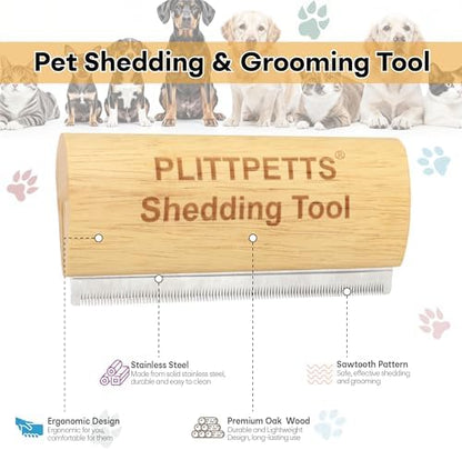 Dog Brush for Shedding, Deshedding Grooming Tool for Dogs, Cats - Image 4