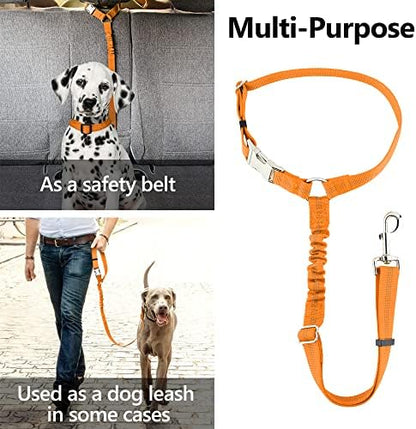 Plutus Pet Dog Seat Belt for Car Headrest, Reflective with Elastic Bungee - Image 6
