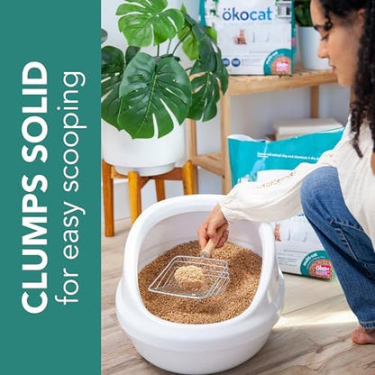 ökocat Multi-Cat Natural Wood Clumping Cat Litter, Odor Control, 12.6 Lbs - Image 5