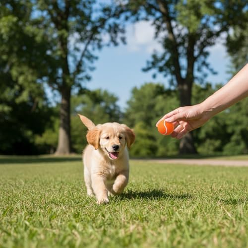 40 Pack Squeaky Mini Tennis Balls for Small Dogs, 1.57'' Interactive Dog Playing Balls, Colorful Easy Catching Dog Playing Fetch Ball, Elastic Puppy Tennis Ball, for Teething, Training, Throwing - Image 6