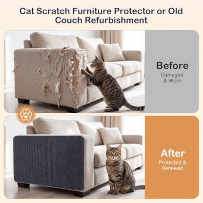 Cat Scratch Furniture Protector Scratching Mat Pad Couch Corner Protector - Image 3