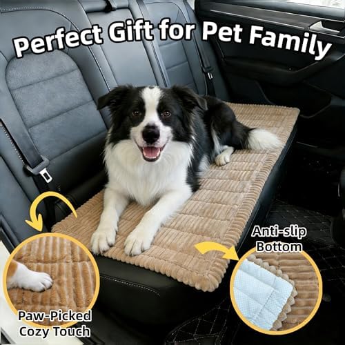 Soft Plush Dog Car Seat Cover & Sofa Protector, Non-Slip Mat (23.6''×70'') - Image 6