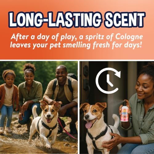 Bodhi Dog Premium Dog Cologne - Deodorizing Dog Perfume & Conditioner for Dogs & Cats - Natural Long Lasting Spray for Pets - Gentle & Safe Formula, Made In USA (Orange Sherbert 4 Fl Oz) - Image 3