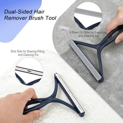 3 Pack Pet Hair Removal Tools for Dog & Cat Five-Finger Hair Remover Gloves - Image 6
