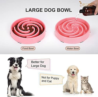 JASGOOD Slow Feeder Dogs Bowl for Large Medium Dogs,Anti-Gulping Pet Slower Food Feeding Bowls Stop Bloat,Preventing Choking Healthy Design Dogs Bowl - Image 6