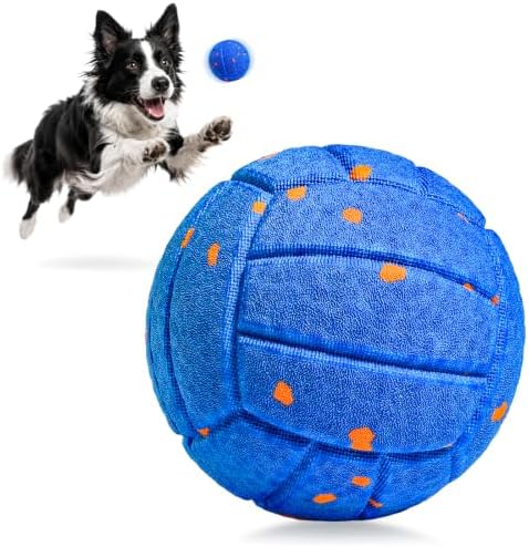 Smart Interactive Dog Toy to Keep Them Busy, Automatic Moving, E-TPU Material, 3 Interactive Modes, IPX7 Waterproof, USB Rechargeable, Active Rolling Ball for Puppy, Medium and Large Dogs (Blue) by Unknown