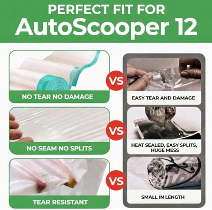 60 Count Cat Litter Bags Compatible with Petpivot Autoscooper 11/12 - Image 6