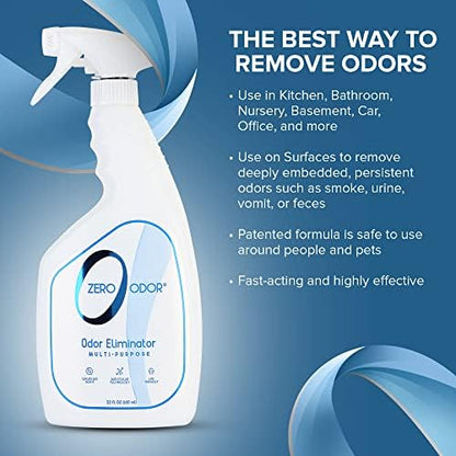 Zero Odor Multi-Purpose Odor Eliminator, Fabric & Room Deodorizer, 22 oz - Image 4