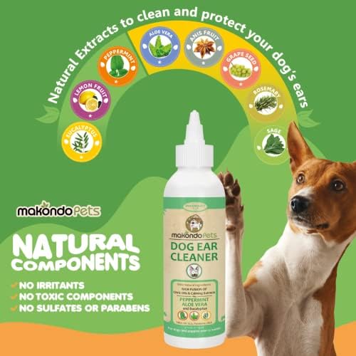Makondo Pets Dog Ear Cleaner Solution with Peppermint Aroma - Image 2