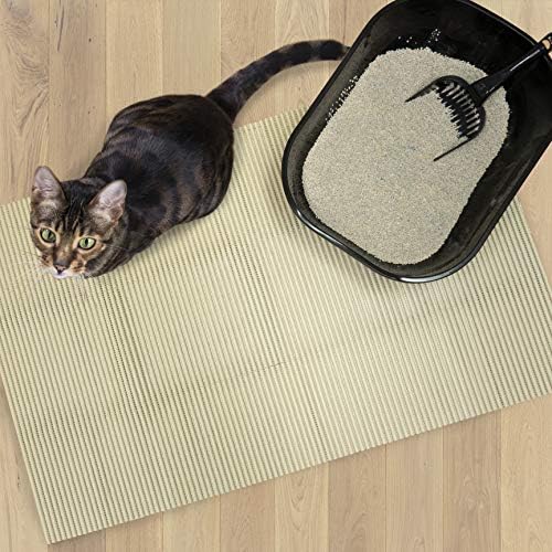 Fresh Kitty Durable XL Jumbo Foam Litter Mat – BPA and Phthalate Free, Water Resistant, Traps Litter from Box, Scatter Control, Easy Clean Mats 40"x25" (9027) - Image 4