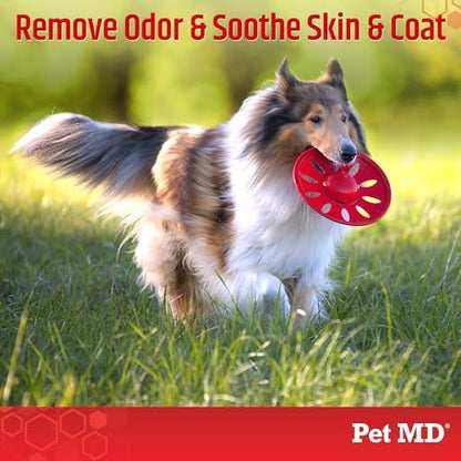 Pet MD Topical Shampoo for Dogs, Cats & Horses - Soap & Paraben Free - 16oz - Image 3