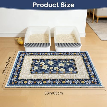 Unicorn Catcher 33"x22" Cat Litter Mat Non-Slip Washable Litter Box Mat - Image 6